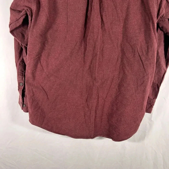 Woolrich Shirt Men's Medium Ruby Heather 100% Cotton Button Up WSI Iraq - Picture 10 of 10